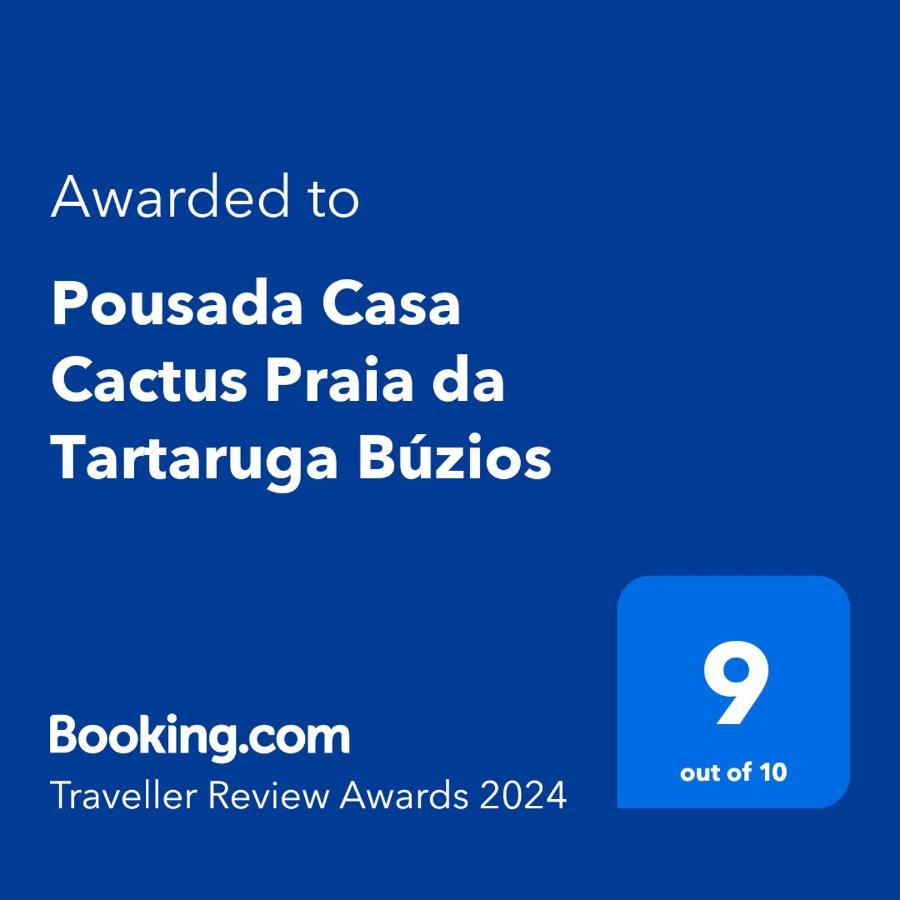 Pousada Casa Cactus Praia Da Tartaruga Buzios Экстерьер фото